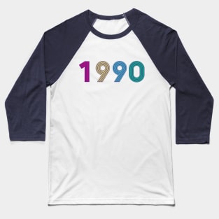 Year 1990 - 90s Colors Baseball T-Shirt